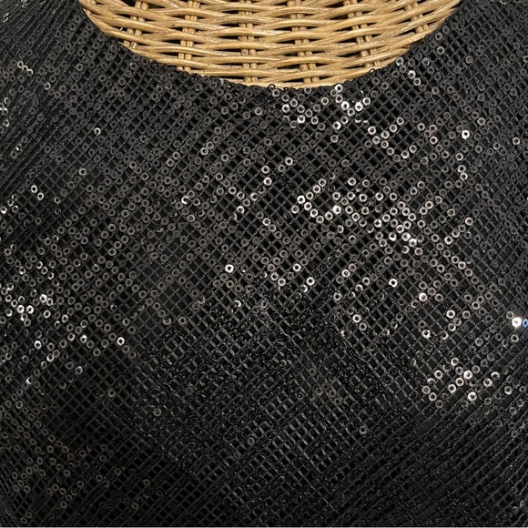 Lauren by Ralph Lauren Black Sequins Dress , Sz 0 - Picture 6 of 10